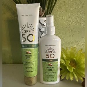 Bath & Body Works SPF 50 Sunscreen Set 🌴WAKIKI BEACH🌴
